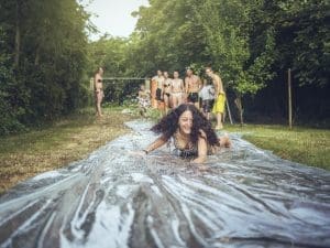 Klouzačka na svatbě - Eliáš Lix fotograf